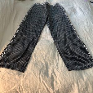 Awesome SZ 2 black and off white pants